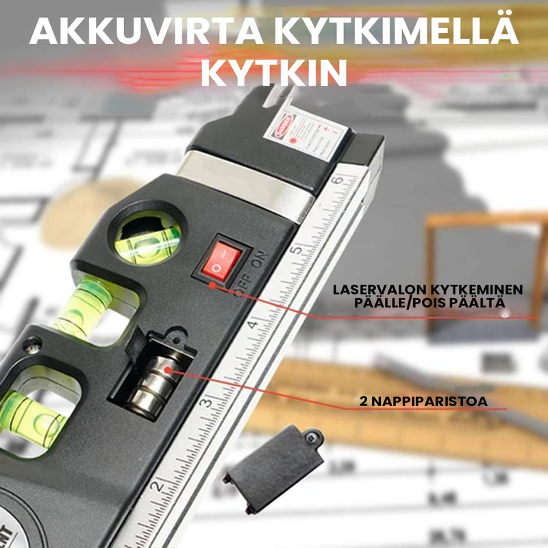 Monikäyttöinen laser-mittaustyökalu