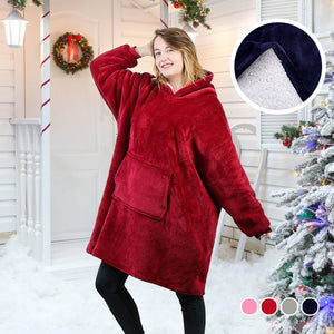 Erittäin pehmeä, puettava peitto