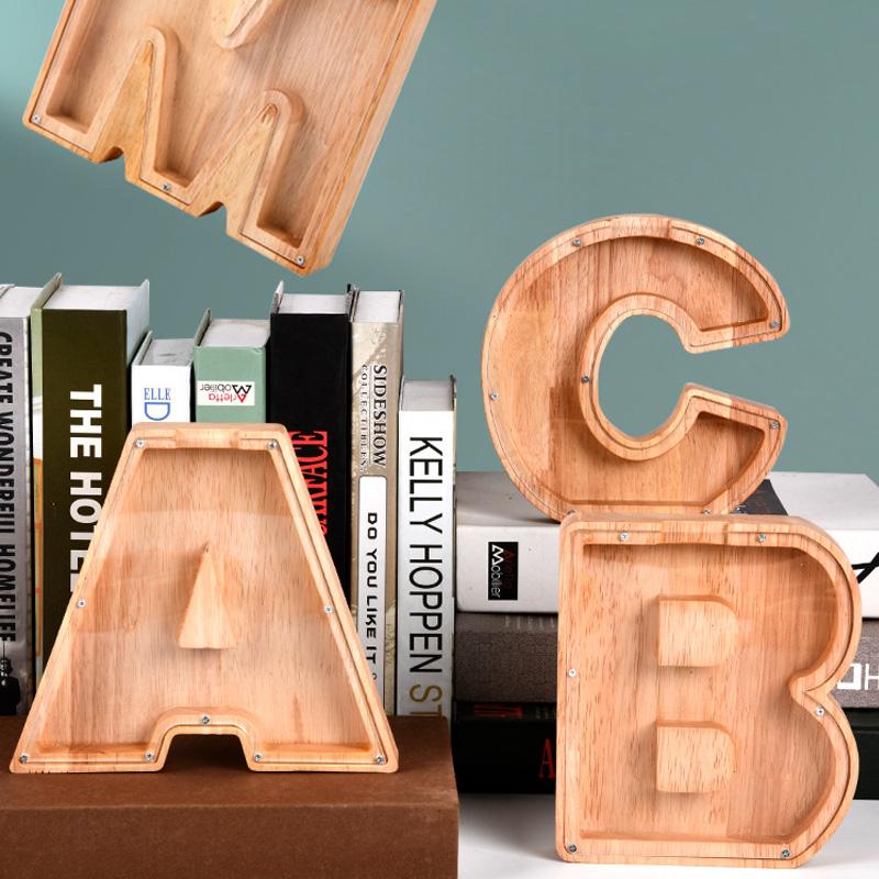 Kirjaimen muotoinen säästölipas