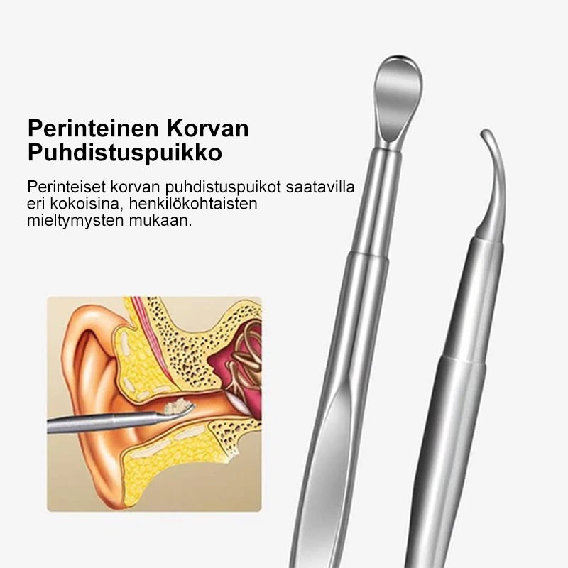 Korvienpuhdistussetti