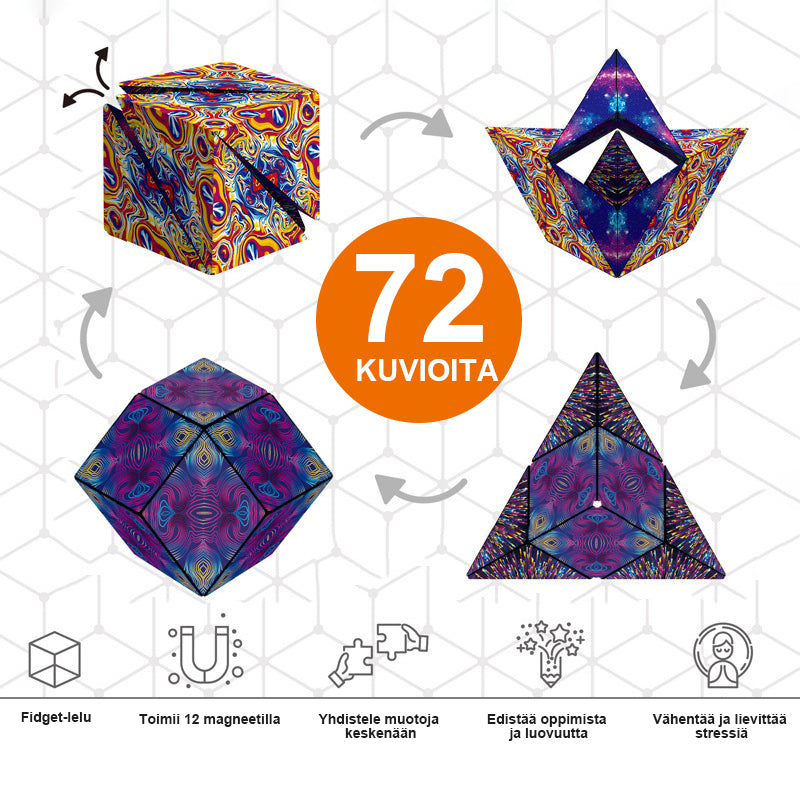 Muuntuva magneettinen taikakuutio