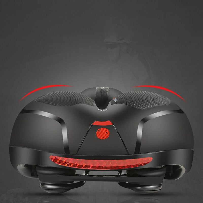 Erittäin pehmeä polkupyörän satula heijastinvalolla