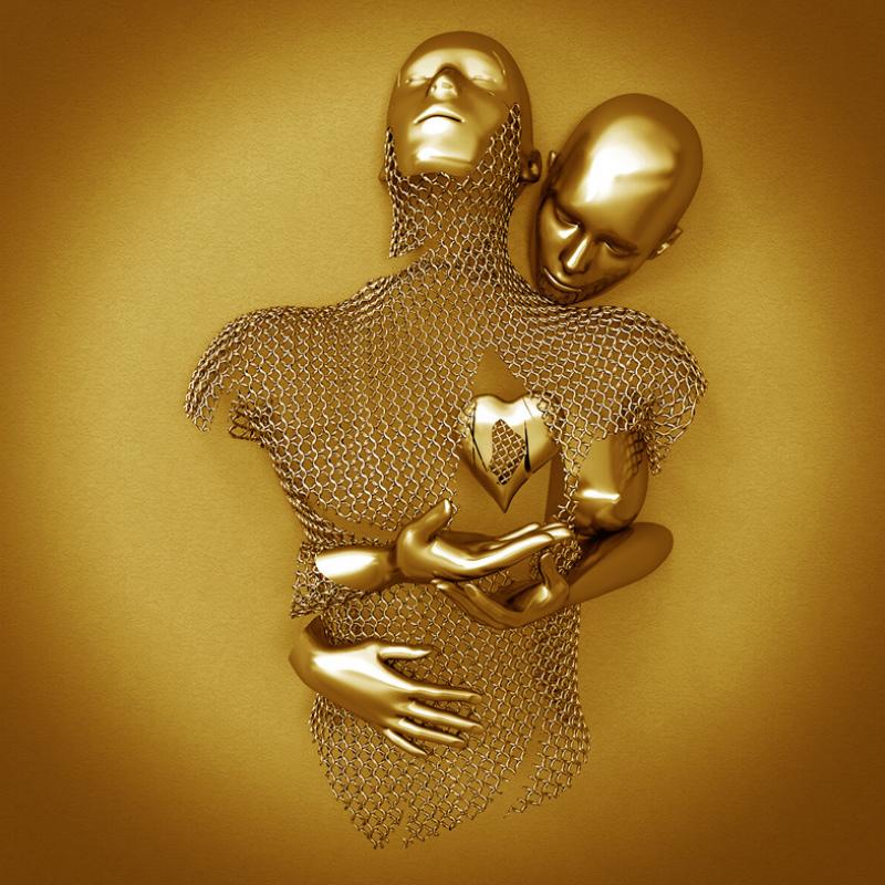 Seinämaalaus "Rakkauden sydän" 4 erilaista