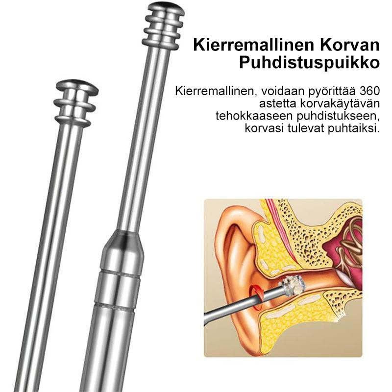 Korvienpuhdistussetti