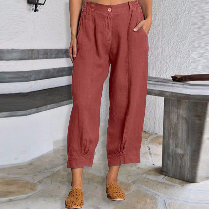 Yksiväriset Rennot Housut (Osta 2,-10%;Osta 3 ,-15%;Osta 4,-20%)