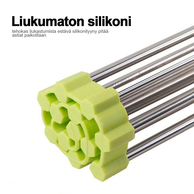 Kokoontaitettava Tiskien Kuivausteline