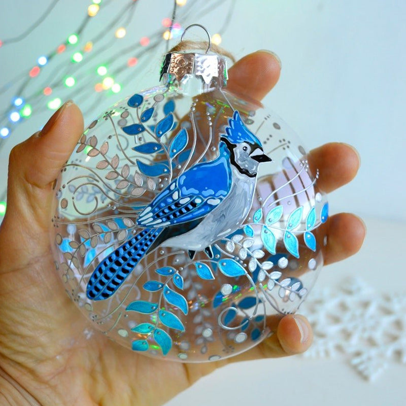 Joulukuusenkoriste, 6 erilaista lintufiguuria