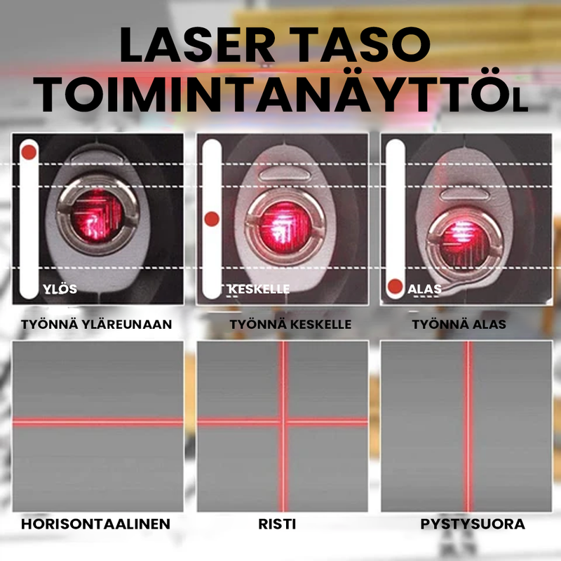 Monikäyttöinen laser-mittaustyökalu