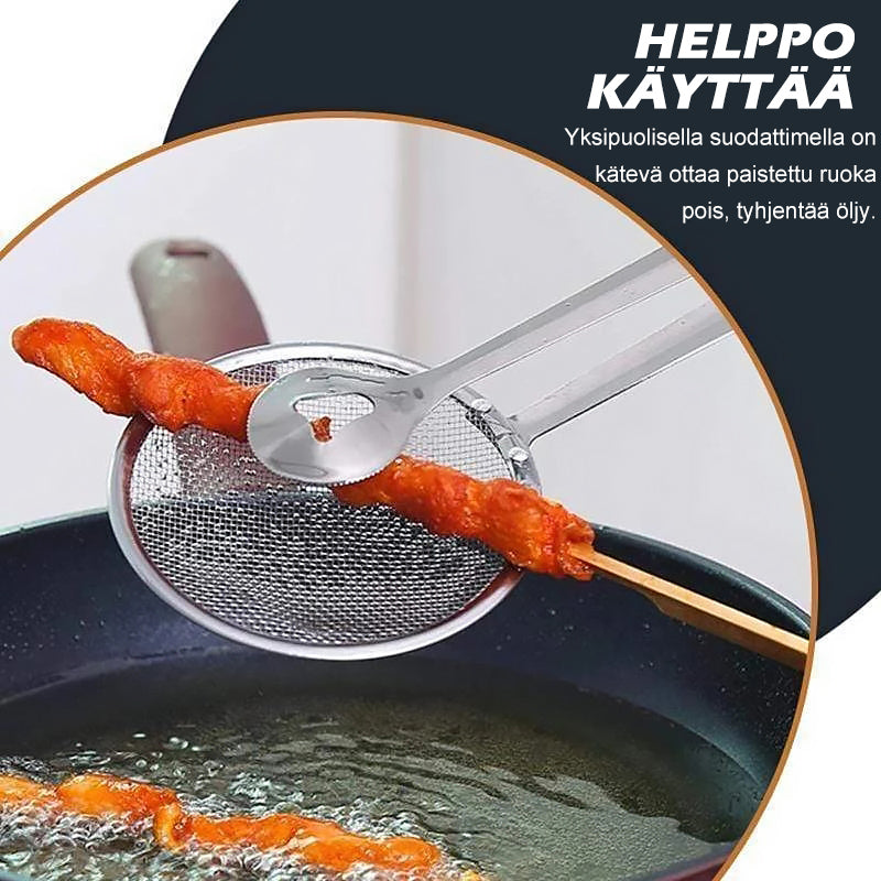 Ruostumattomasta teräksestä valmistettu siivilä (Ostaa 2,-10%;Ostaa 3 ,-15%;Ostaa4,-20%)