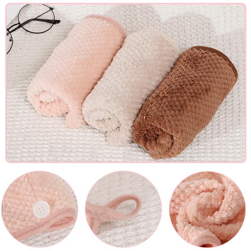 Mikrokuitupyyhe Hiuksille Nappikiinnityksellä