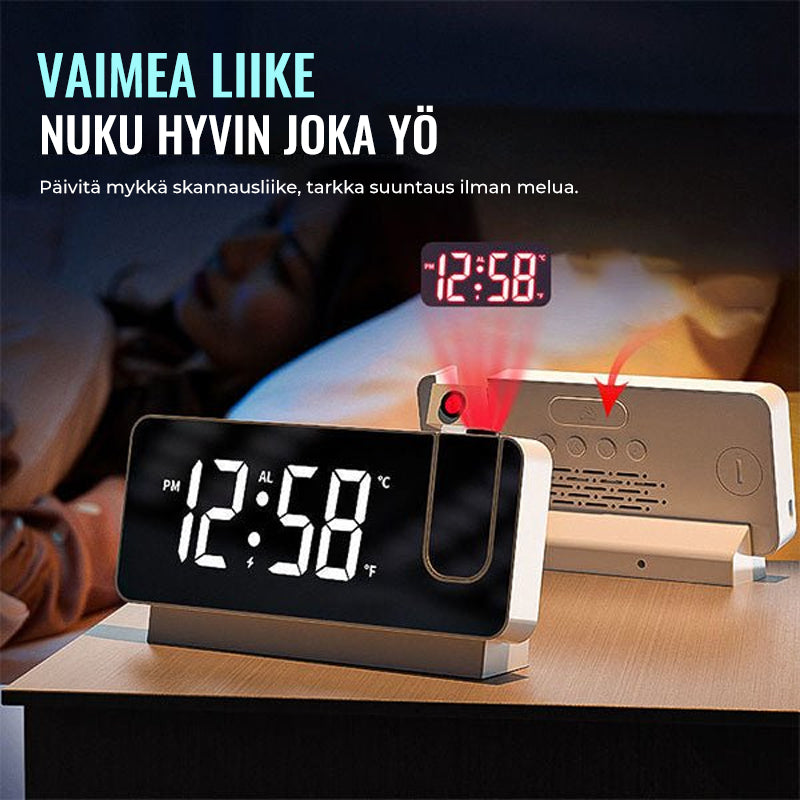 Älykäs digitaalinen projektiokello