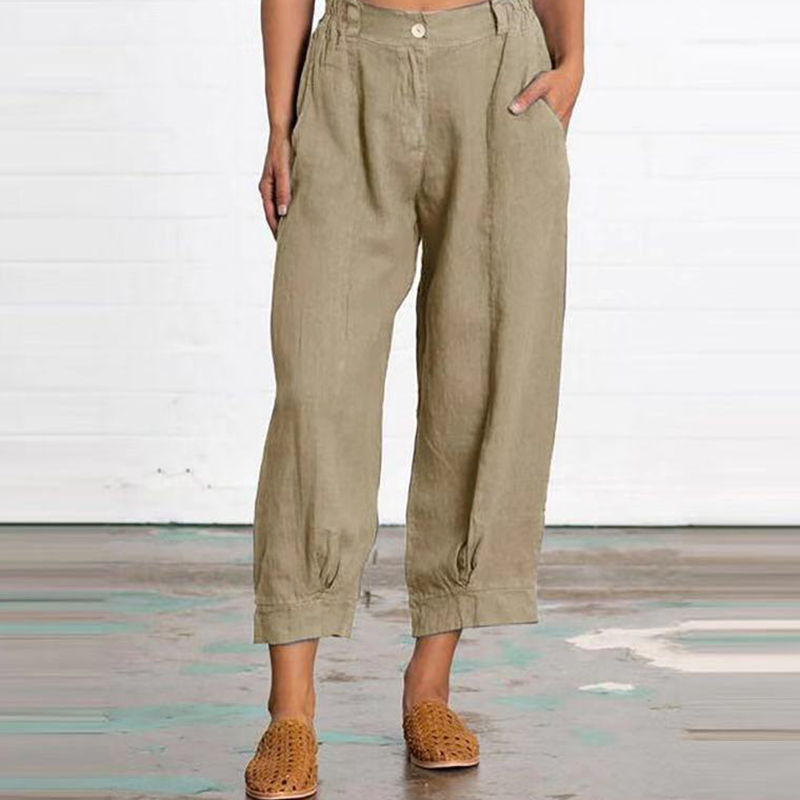 Yksiväriset Rennot Housut (Osta 2,-10%;Osta 3 ,-15%;Osta 4,-20%)