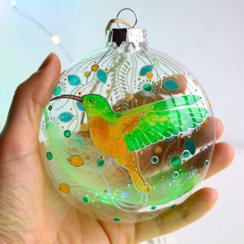 Joulukuusenkoriste, 6 erilaista lintufiguuria