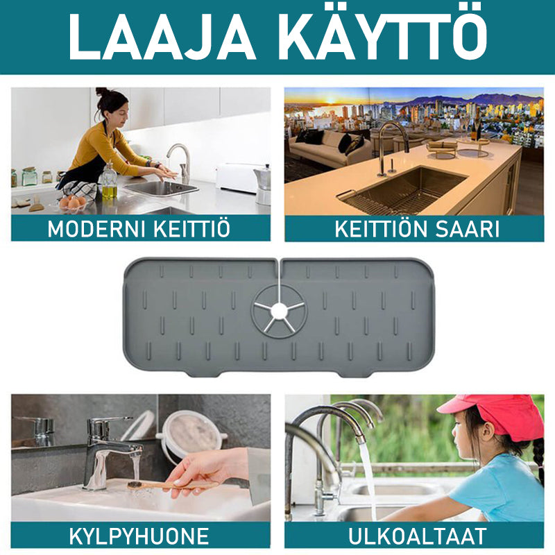 Silikoninen Tippasiepparimatto Pesualtaisiin