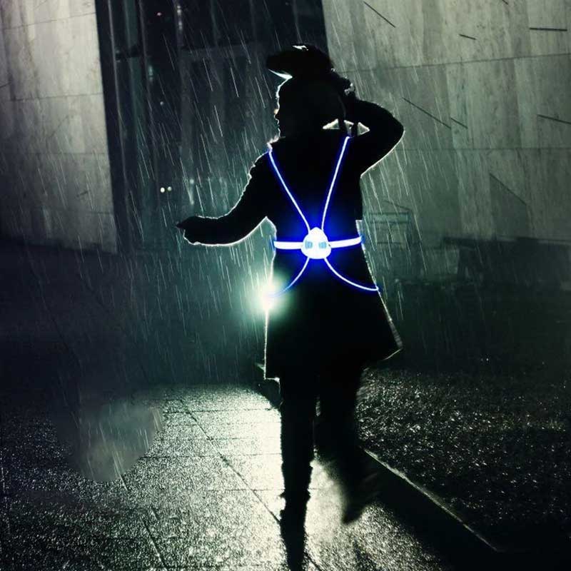 Heijastinliivi, akkukäyttöinen