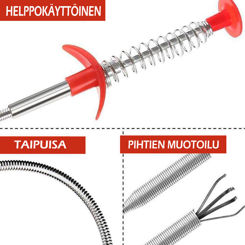 Pesualtaan / viemärin puhdistuspihdit