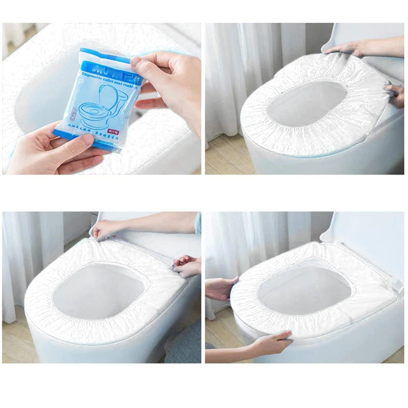 Kertakäyttöiset wc-istuimen suojat