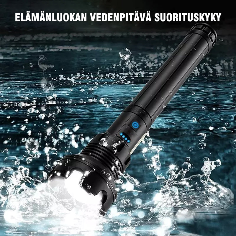 LED ladattava taskulamppu