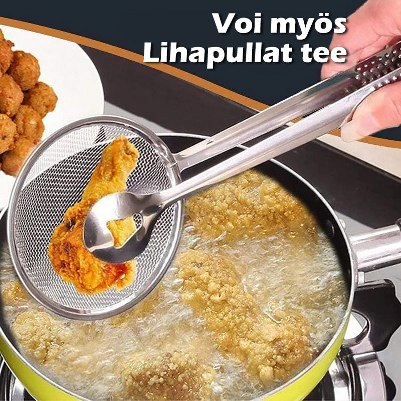 Ruostumattomasta teräksestä valmistettu siivilä (Ostaa 2,-10%;Ostaa 3 ,-15%;Ostaa4,-20%)