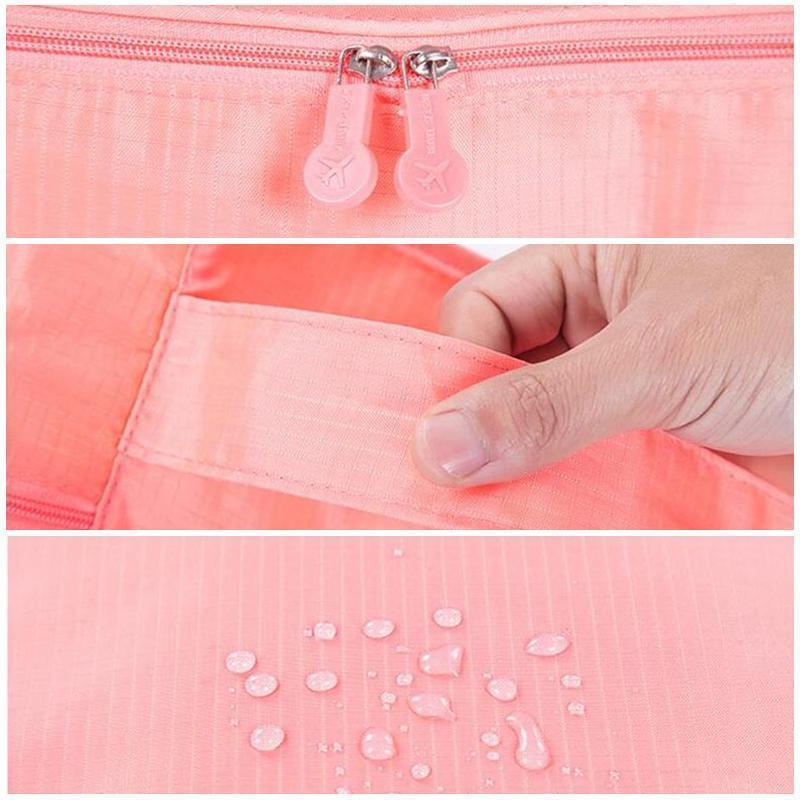 6-osainen kannettava matkatavaroiden pakkauskuutiosetti