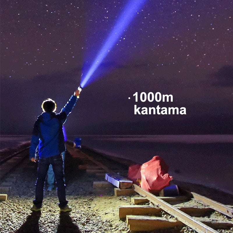 100 000 lumenin taskulamppu