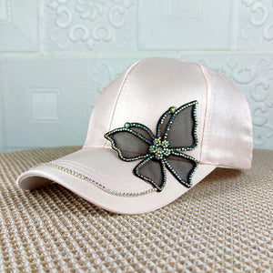 Perhonen kirkas strassi baseball-lippis