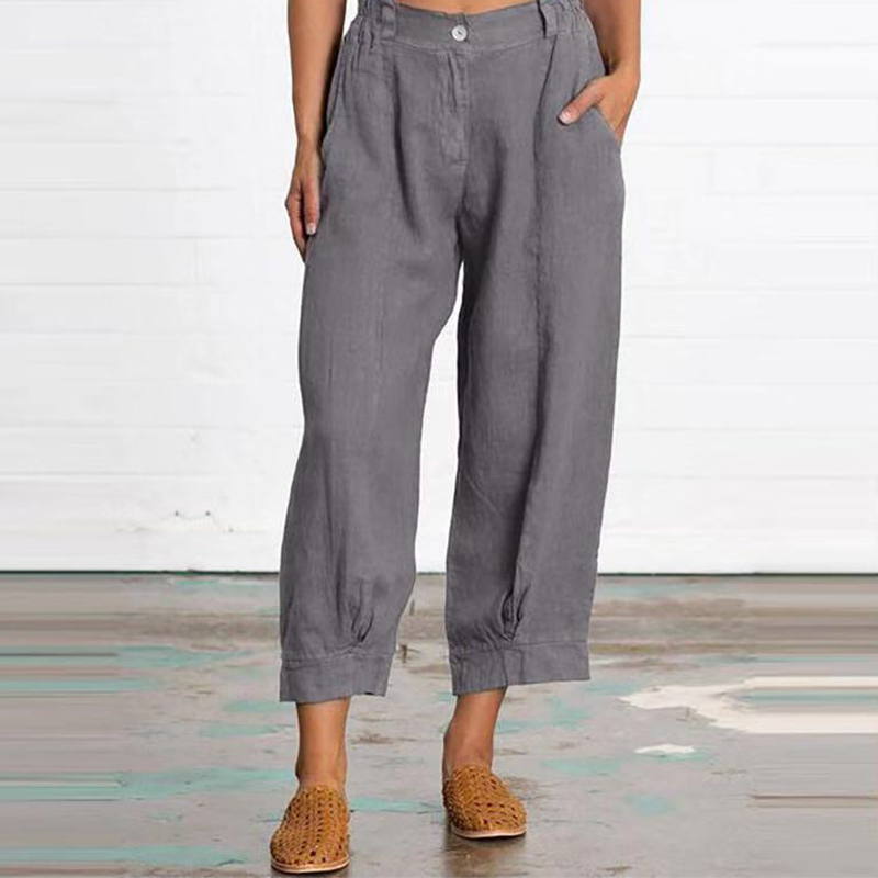 Yksiväriset Rennot Housut (Osta 2,-10%;Osta 3 ,-15%;Osta 4,-20%)