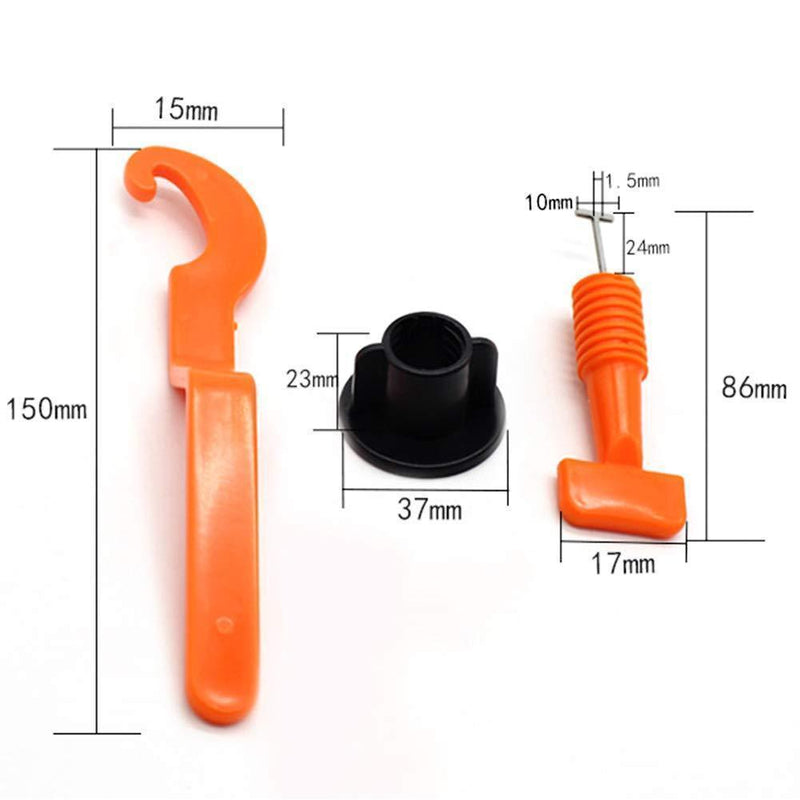 Uudelleenkäytettävä laattojen tasoitusjärjestelmä