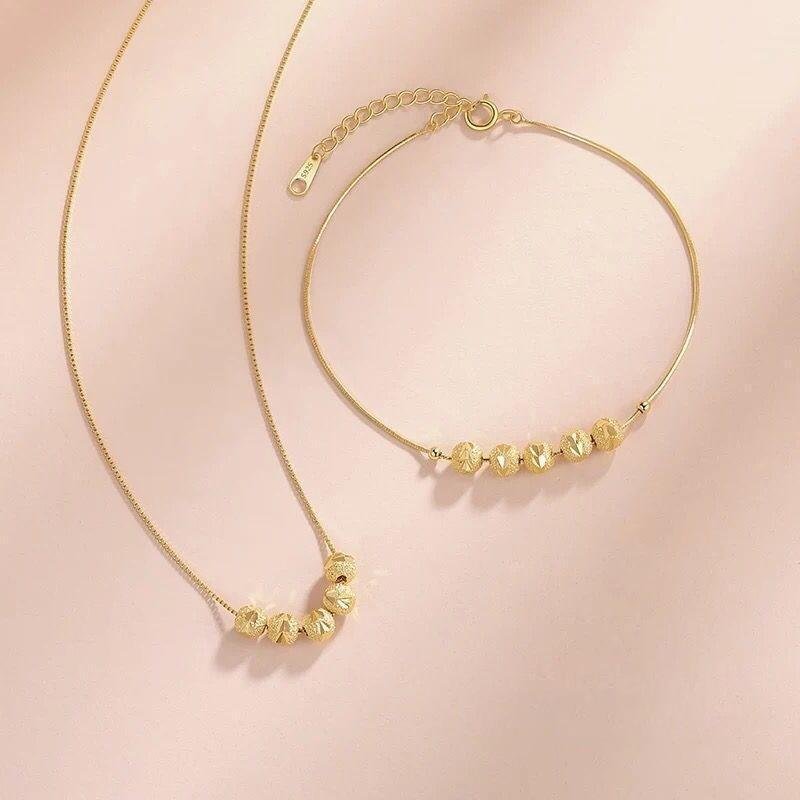 Helmikaulakoru & rannekoru