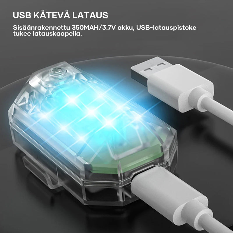 Kirkas langaton LED-strobovalo
