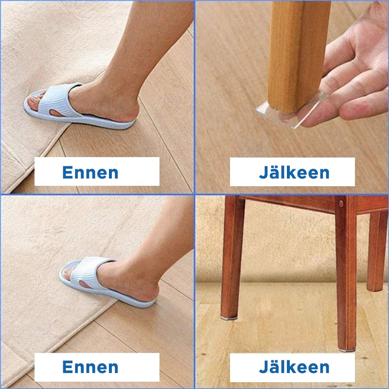 Kaksipuolinen teippi, monikäyttöinen ja uudelleenkäytettävä