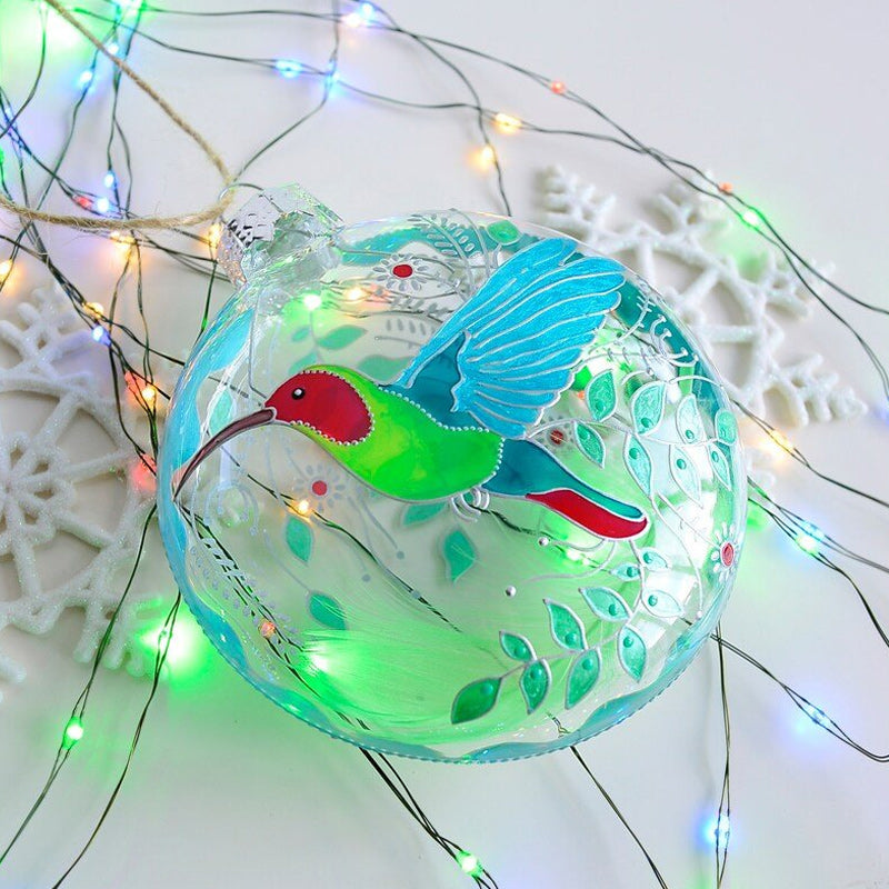 Joulukuusenkoriste, 6 erilaista lintufiguuria