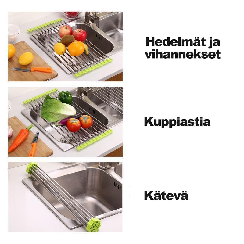 Kokoontaitettava Tiskien Kuivausteline