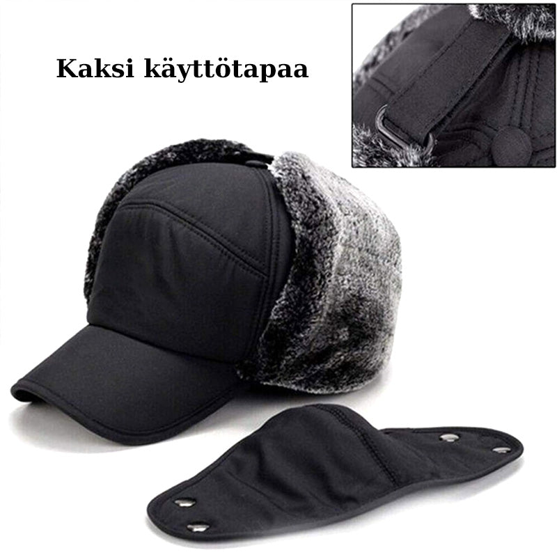 Talvihattu kasvomaskilla, unisex