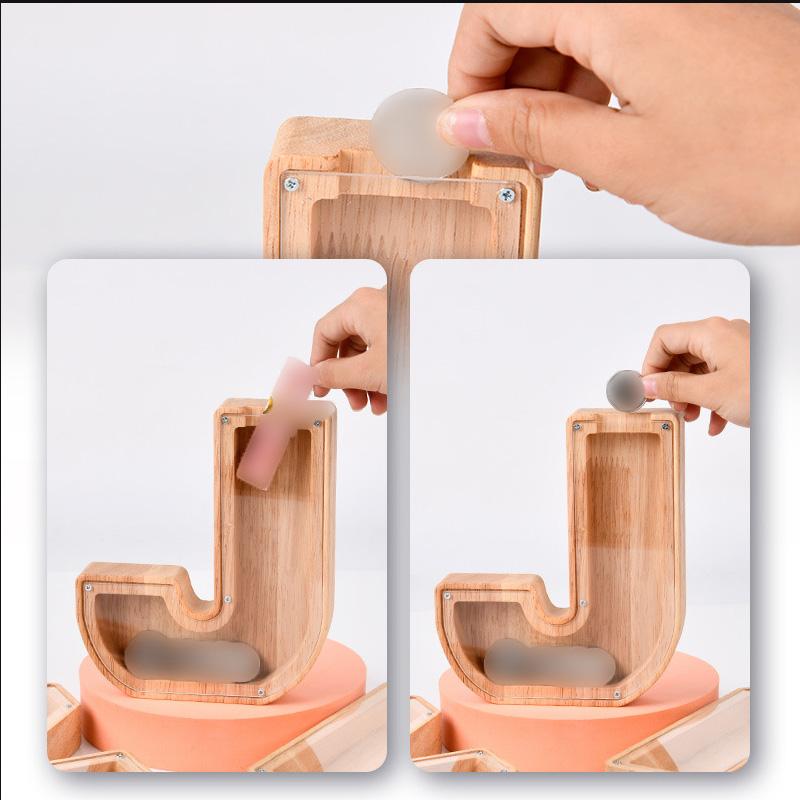 Kirjaimen muotoinen säästölipas