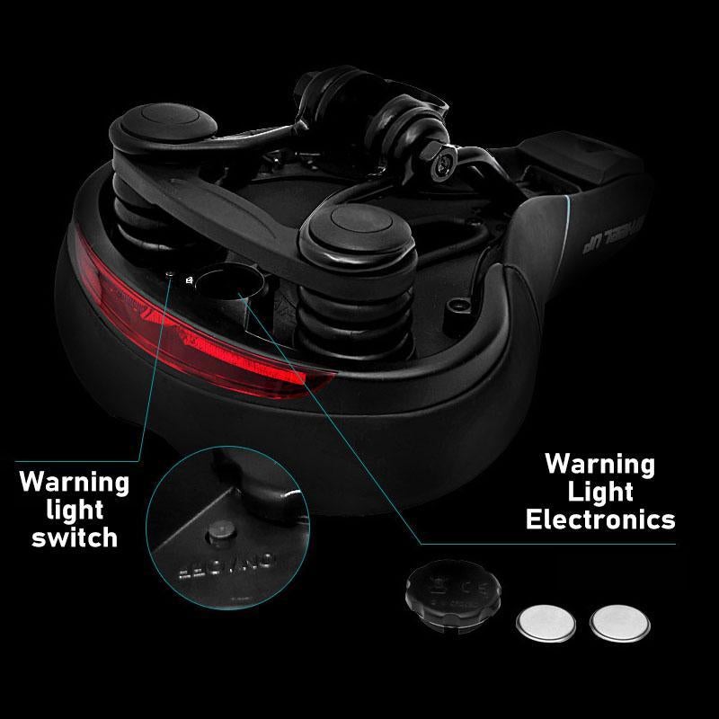 Erittäin pehmeä polkupyörän satula heijastinvalolla