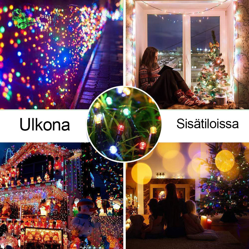 LED-koristevalosarja, aurinkoenergia