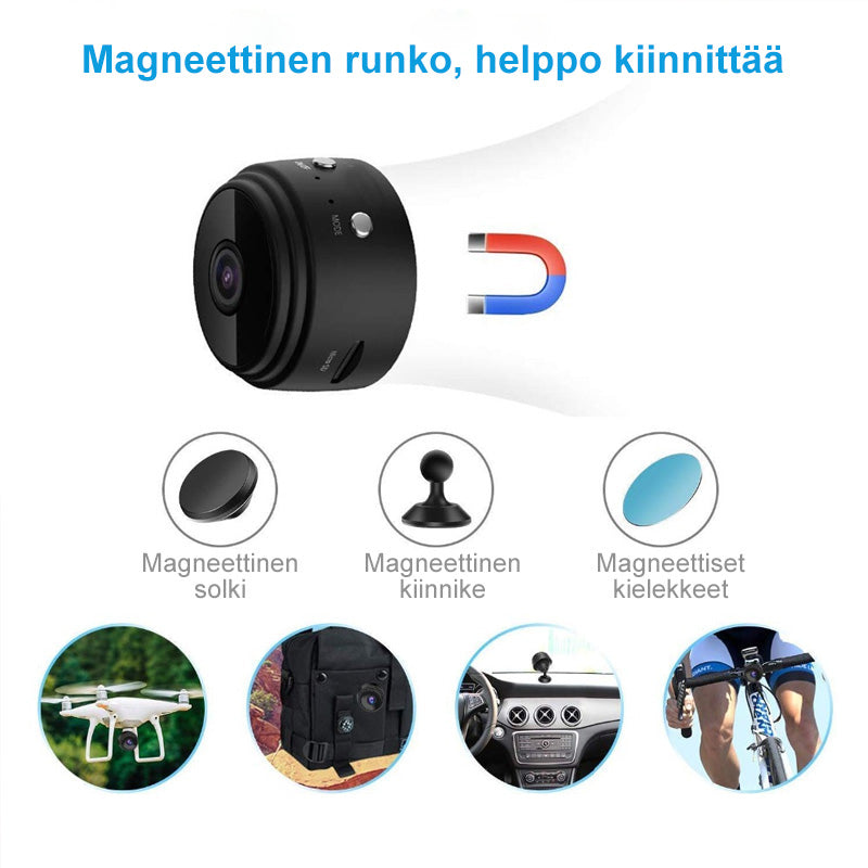 1080p WiFi Mini Kamera magneetilla