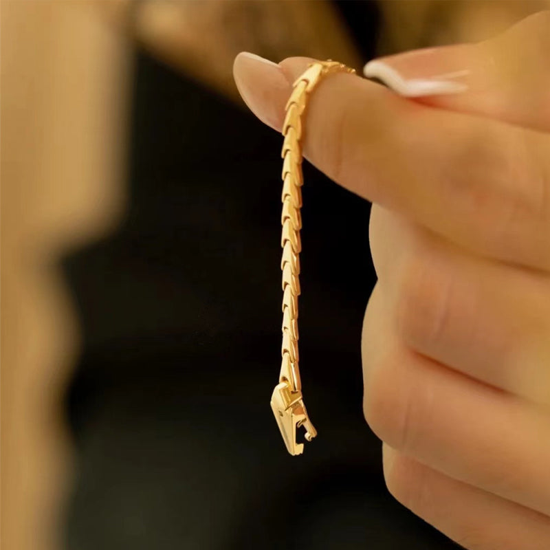 Käärme Ketjusormus