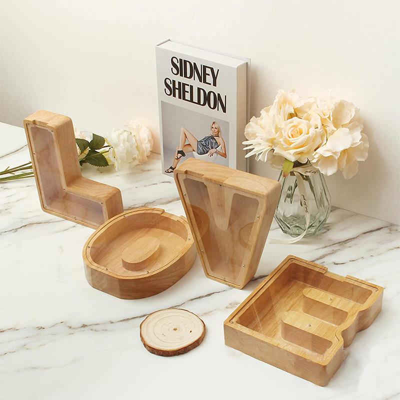 Kirjaimen muotoinen säästölipas