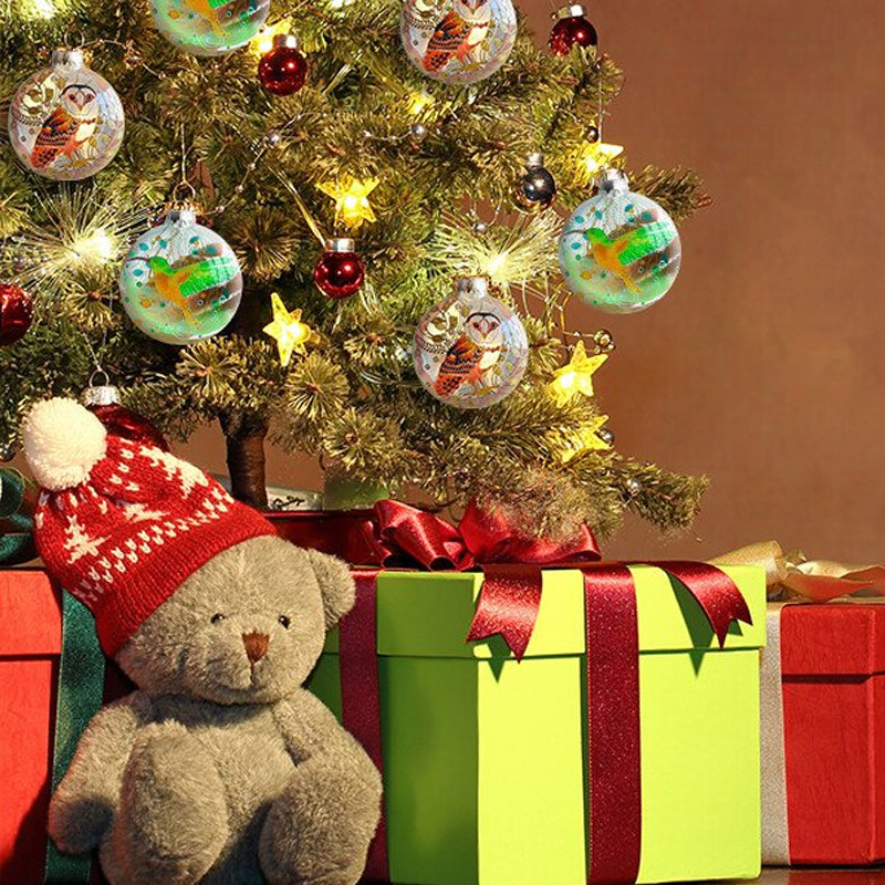 Joulukuusenkoriste, 6 erilaista lintufiguuria