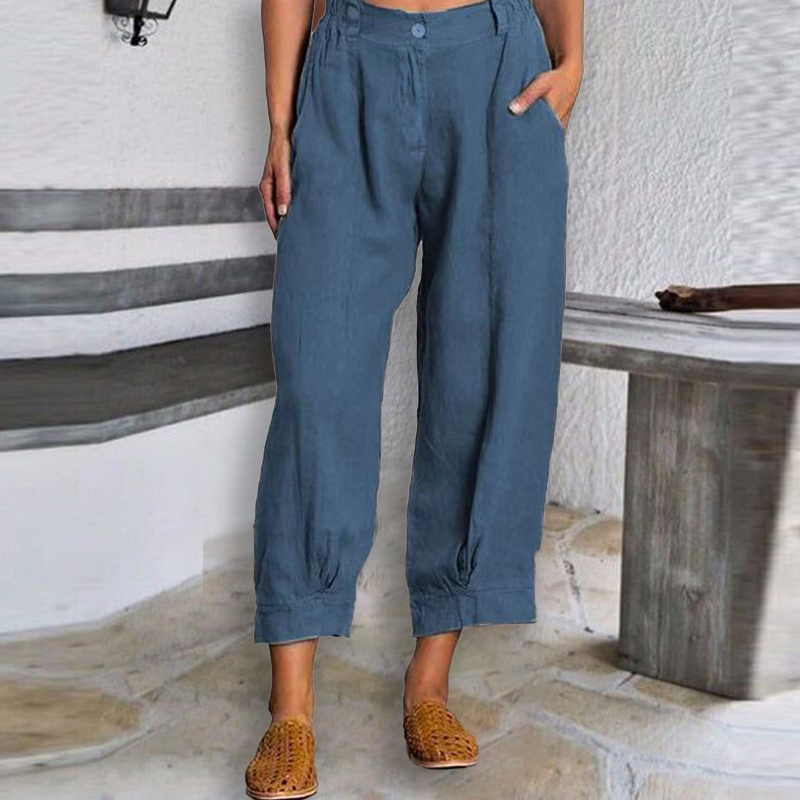 Yksiväriset Rennot Housut (Osta 2,-10%;Osta 3 ,-15%;Osta 4,-20%)