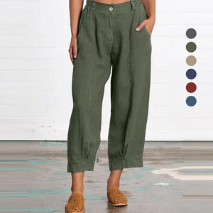 Yksiväriset Rennot Housut (Osta 2,-10%;Osta 3 ,-15%;Osta 4,-20%)