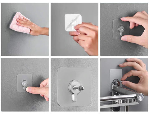 Itseliimautuva Naulavapaa Seinäkoukku