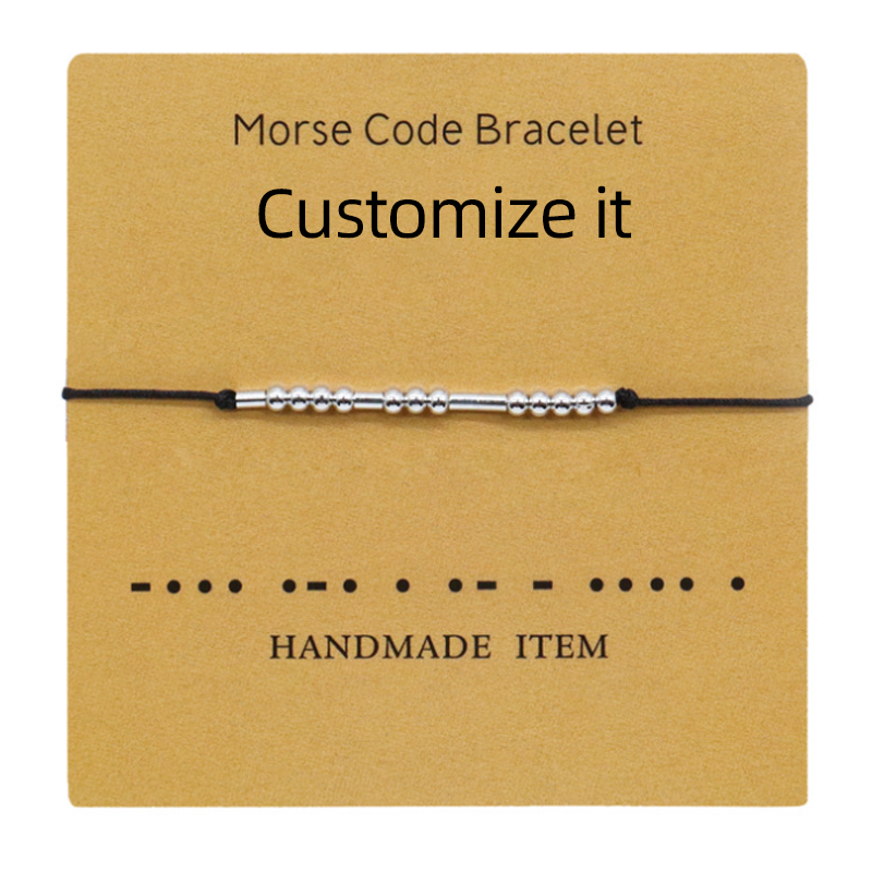 Morse koodi pari rannekoru