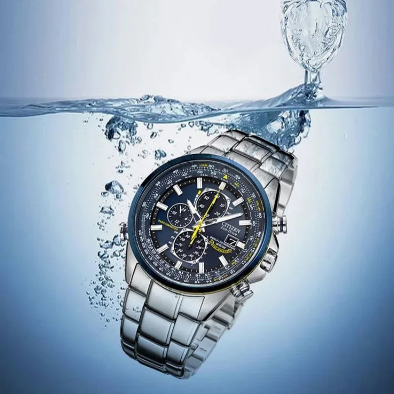 Miesten monikäyttöinen kvartsikello useilla painikkeilla