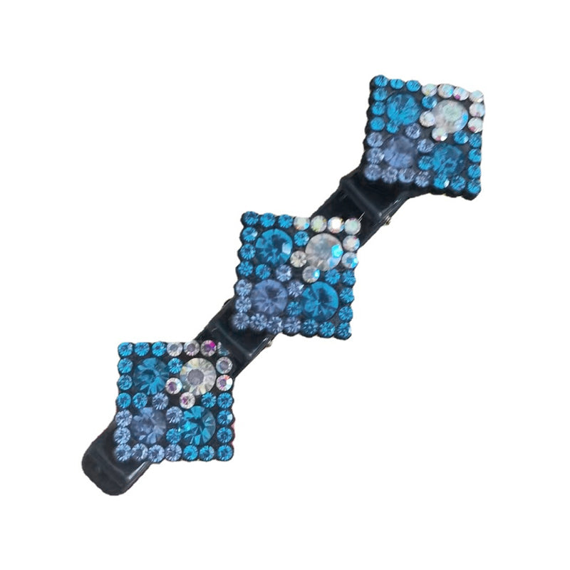 Värikkäät hiuspinnit strasseilla