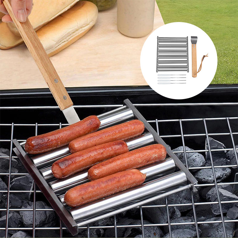 Rullaava hot dog -teline