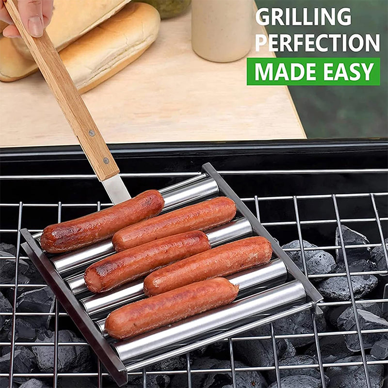 Rullaava hot dog -teline