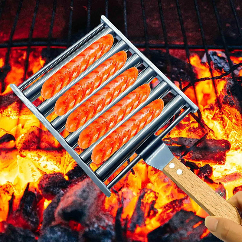 Rullaava hot dog -teline